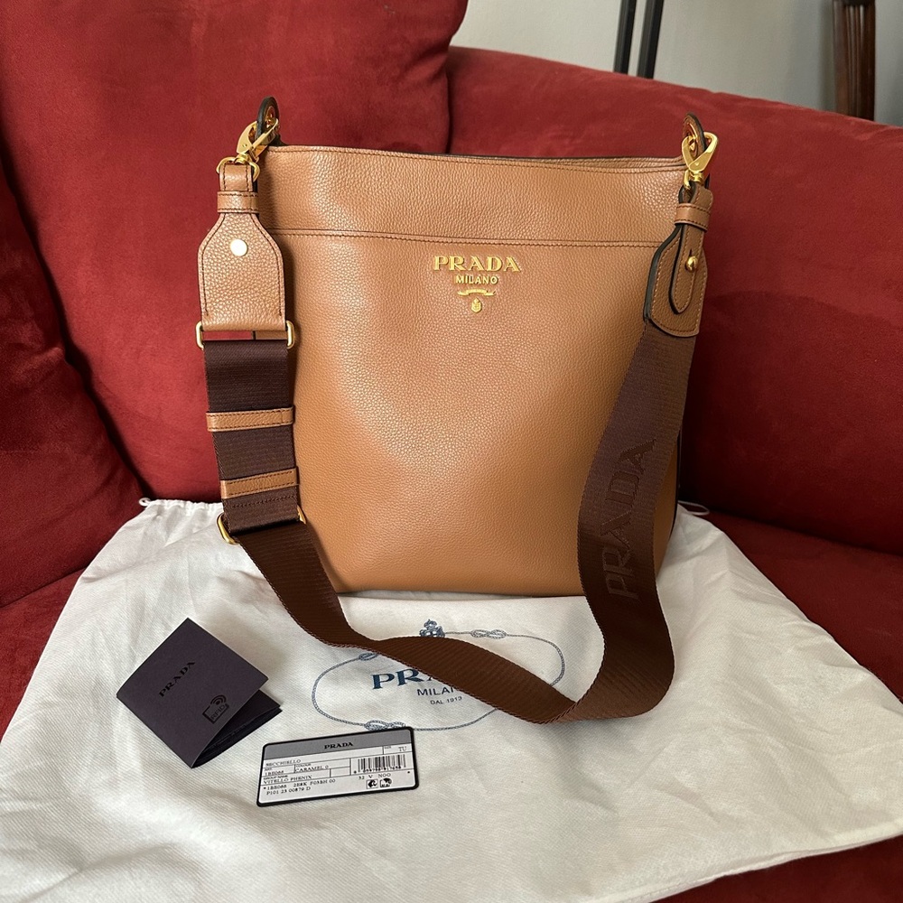 New Prada Bucket Shoulder Bag